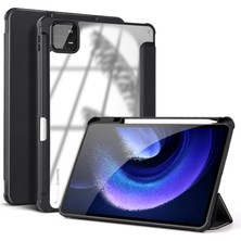 Xfashion Xiaomi Pad 6 / Pad 6 Pro Shockroof Case, Pu Deri + Tpu + Akrilik Tablet Kılıf Üçlü Stand Kapağı (Yurt Dışından)