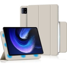 Xfashion Xiaomi Pad Için 6 Manyetik Pu Deri Tablet Kılıf Üç Katlı Koruyucu Stand Kapağı (Yurt Dışından)