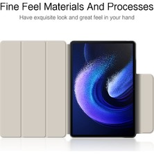 Xfashion Xiaomi Pad Için 6 Manyetik Pu Deri Tablet Kılıf Üç Katlı Koruyucu Stand Kapağı (Yurt Dışından)