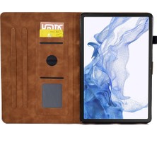 Xfashion Samsung Galaxy Tab S8 X700 X706 / S7 2020 T870 T875 Pu Deri Tablet Kılıfı (Yurt Dışından)