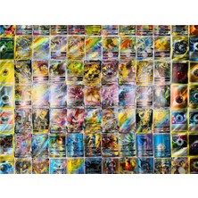 Abetto Market Pokemon Gx, Vmax, Vstar, Energy Set 100 Adet Pokemon Parlak Oyun Kartı & Albüm Set