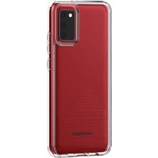 Prolysus Samsung Galaxy A02S Kılıf Cos Köşeleri Yükseltilmiş Darbe Korumalı Şeffaf Kılıf