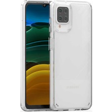 Prolysus Samsung Galaxy A12 Kılıf Cos Köşeleri Yükseltilmiş Darbe Korumalı Şeffaf Kılıf