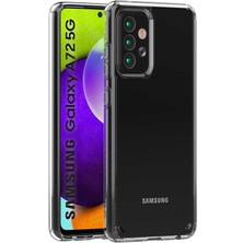 Prolysus Samsung Galaxy A72 Kılıf Cos Köşeleri Yükseltilmiş Darbe Korumalı Şeffaf Kılıf