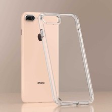 Prolysus Apple iPhone 8 Plus Kılıf Cos Köşeleri Yükseltilmiş Darbe Korumalı Şeffaf Kılıf