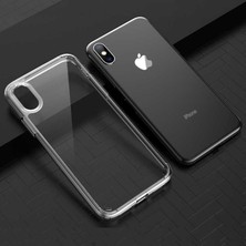 Prolysus Apple iPhone x Kılıf Cos Köşeleri Yükseltilmiş Darbe Korumalı Şeffaf Kılıf