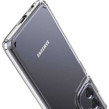 Prolysus Samsung Galaxy S21 Ultra Kılıf Cos Köşeleri Yükseltilmiş Darbe Korumalı Şeffaf Kılıf