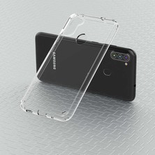 Prolysus Samsung Galaxy M11 Kılıf Cos Köşeleri Yükseltilmiş Darbe Korumalı Şeffaf Kılıf