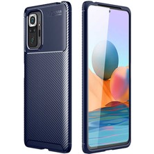 Prolysus Xiaomi Redmi Note 10 Pro Kılıf Karbon Fiber Desenli Silikon Kılıf