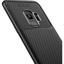 Prolysus Samsung Galaxy S9 Kılıf Karbon Fiber Desenli Silikon Kılıf