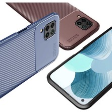 Prolysus Huawei P40 Lite Kılıf Karbon Fiber Desenli Silikon Kılıf