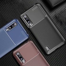 Prolysus Xiaomi Mi 9 Lite Kılıf Karbon Fiber Desenli Silikon Kılıf