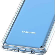 Prolysus Samsung Galaxy A31 Kılıf Cos Köşeleri Yükseltilmiş Darbe Korumalı Şeffaf Kılıf