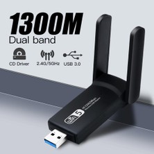 Apera BN43 USB Wifi Kablosuz Ağ Adaptörü Wireless 1300MBPS Windows Macos Linux