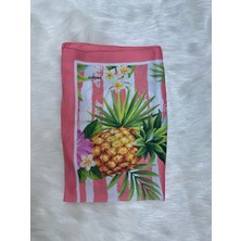 Alice Mood Ananas Desen Pareo Iç Göstermeyen Parlak Kumaş 96CM*145CM