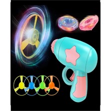 Kzlpoyraz Işıklı Uçan Daire Helikopter Yoyo Frizbi Beyblade Pervane Fırıldak Topaç Oyuncak