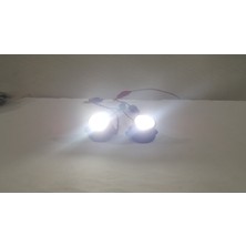 Nos Uygunmarketcom, Vidalı Mercekli Power LED Beyaz Renk 1 Adet ,1 Watt Gücünde ,araç Altı LED ,sis Farı