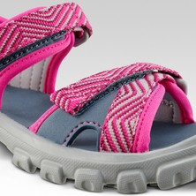 Decathlon Quechua Çocuk Sandalet Mavi/Pembe Hafif EVA Tabanlı 112 Gram 26-27 Numarada