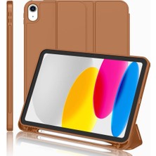 MobaxAksesuar Apple iPad 10. Nesil 10.9 2022 Kılıf Kalem Bölmeli Smart Case A2696 A2757 A2777