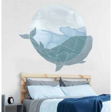 Kt Grup Boho Okyanus Ve Balina Duvar Sticker