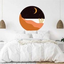 Kt Grup Boho Yuvarlak Manzaralar Duvar Sticker