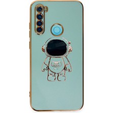 HappyCase Xiaomi Redmi Note 8 Astronot Standlı Kılıf Açık Yeşil