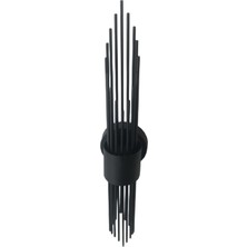 Semco Angora Duvar Aplik (Siyah) Semco LED Aydınlatma