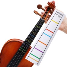 Happypotam 4-4 Keman-Nota-Etiket-Kolay Öğrenme-Sticker-Klavye-Çıkartma-Violin-Keman Aksesuar