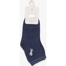 Katamino Erkek Çocuk Soket Çorap At Nakışlı 1-2-13-14 Yaş, İndigo