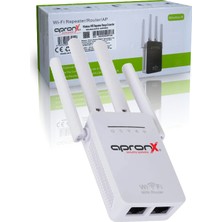 Apx Wireless Wifi Repeater Range Extender 4 Antenli Wifi Yükseltici