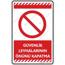 İsg Tabelam 25x35cm/Dekota/Güvenlik Levhalarının Önünü Kapatma