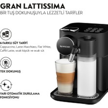 Nespresso F541 Gran Latissima Süt Çözümlü Kahve Makinesi,Siyah
