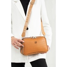 Just Polo Taba Kadın Su Geçirmez Uzun Askı 5 Gözlü Çapraz Omuz Çantası MDS4023