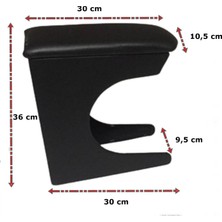 Naz Oto Araba Oto Kolçak Ayaklı Delmeden Pratik Tamamı Mdf Iki Ön Koltuk Arası Ölçüsü 4.5 cm Model