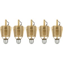 Lonni 5x Abs Balık Kafesi Kafesi Balıkçılık Sepet Besleyici 50g Açıklandığı (Yurt Dışından)
