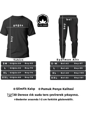 Unisex x Baskılı 2'li Eşofman Takımı