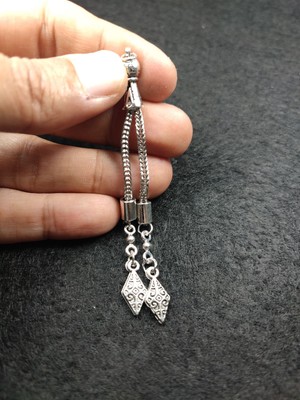 İskeçe Tesbih Alman Gümüş Tesbih Püskülü