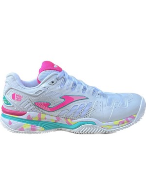 Joma Slam Junior 2332 Beyaz Pembe Çocuk Tenis Ayakkabısı