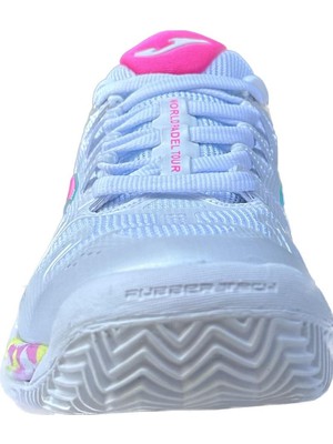 Joma Slam Junior 2332 Beyaz Pembe Çocuk Tenis Ayakkabısı