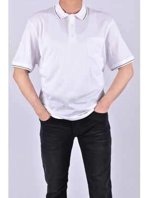 Silmen Sand T154327-06 Silmen Sand Polo Yaka T-Shırt/beyaz/xl