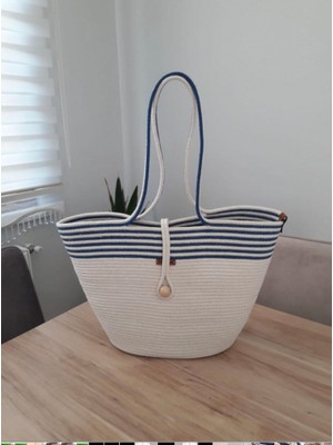 Boheme Bag Çanta Hasır Günlük Kullanıma Uygun ve Plaj Çantası