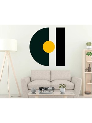 Kt Grup Boho Yarım ve Tam Daire Dekoratif Duvar Sticker