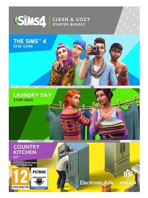The Sims 4: Clean & Cozy Starter Bundle EA/Origin PC Oyun (The Sims 4 Ana Oyun + Clean Cozy)