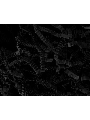 Roco Paper Co. Zigzag Kırpık Kağıt – Siyah – 1000GR Kutu Içi Süsleme – Kırpıntı Zigzag Z Kağıt
