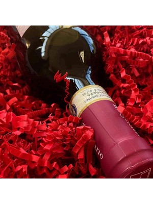 Roco Paper Co. Zigzag Kırpık Kağıt – Kırmızı – 1000GR Kutu Içi Süsleme – Kırpıntı Zigzag Z Kağıt