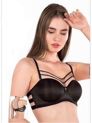 Le Jardin 2'li Le Jardin 7014 Kadın Balenli Taşlı Basic Cup Sütyen