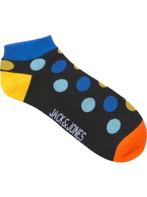 Jack & Jones Cheer Dot Short Sock Erkek Siyah Çorap 12209454-02