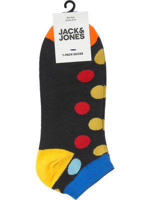 Jack & Jones Cheer Dot Short Sock Erkek Siyah Çorap 12209454-02