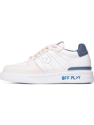 Off Play Beyaz - Mavi Erkek Sneaker X-M Fırenze 3 Lh 02 72