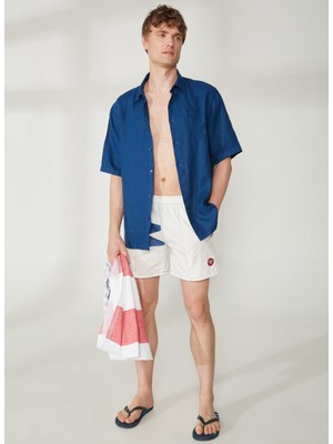 Murphy&nye Beyaz Erkek Şort Mayo Burgee Short